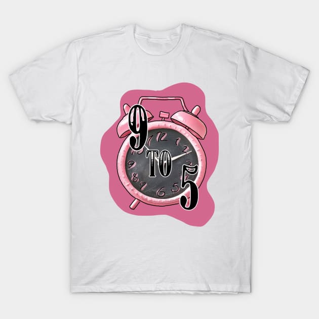 9 to 5 girly pop boss T-Shirt by Madisonrae15